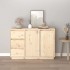 Aparador de madera maciza de pino 111x34x75