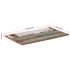 Tablero de mesa rectangular madera maciza 60x100 cm 25-27