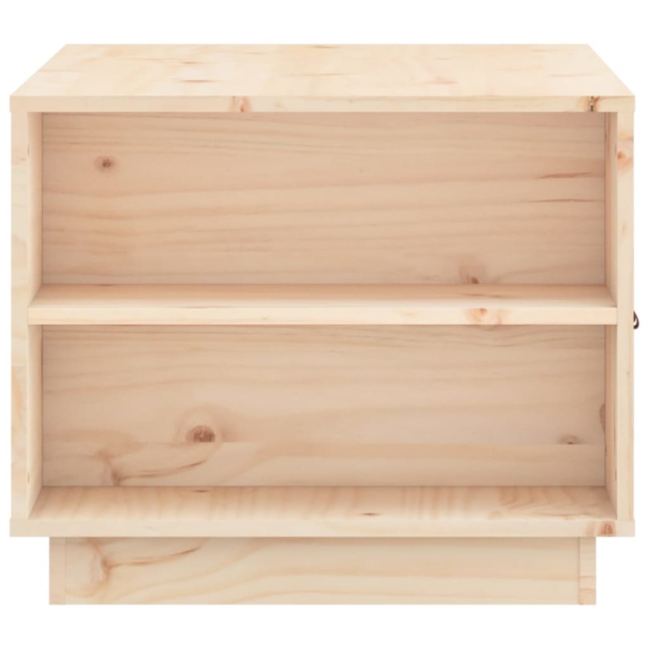 Mesa de centro de madera maciza de pino 100x50x41