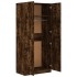 Armario madera contrachapada color roble ahumado 90x52x200