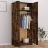 Armario madera contrachapada color roble ahumado 90x52x200