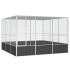 Jaula pájaros acero galvanizado antracita 302,5x324,5x211,5