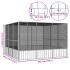 Jaula pájaros acero galvanizado antracita 302,5x324,5x211,5