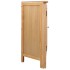 Armario de esquina de madera maciza de roble 59x45x80