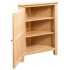 Armario de esquina de madera maciza de roble 59x45x80