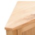 Armario de esquina de madera maciza de roble 59x45x80