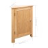 Armario de esquina de madera maciza de roble 59x45x80