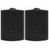 Altavoces estéreo de pared 2 uds negro interior exterior 120