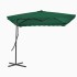 Sombrilla de jardín con palo de acero verde 250x250
