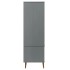Armario MOLDE madera maciza de pino gris 90x55x175