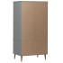 Armario MOLDE madera maciza de pino gris 90x55x175