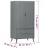 Armario MOLDE madera maciza de pino gris 90x55x175