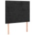 Cama box spring con colchón terciopelo negro 80x200