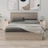 Mesitas de noche 2 uds madera maciza de pino 40x35x61,5