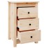 Mesitas de noche 2 uds madera maciza de pino 40x35x61,5
