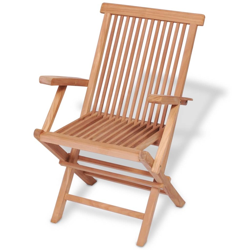 Juego de comedor de jardín clase B 7 piezas madera maciza