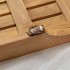 Juego de comedor de jardín clase B 7 piezas madera maciza