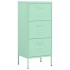 Armario de almacenamiento acero verde mint 42,5x35x101,5