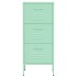 Armario de almacenamiento acero verde mint 42,5x35x101,5