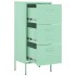 Armario de almacenamiento acero verde mint 42,5x35x101,5
