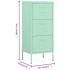 Armario de almacenamiento acero verde mint 42,5x35x101,5