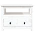 Mesa de centro de madera maciza de pino blanco 71x49x55