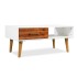Mesa de centro de madera maciza de acacia 90x50x40