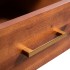Mesa de centro de madera maciza de acacia 90x50x40