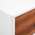 Mesa de centro de madera maciza de acacia 90x50x40