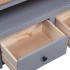 Mueble esquinero TV madera pino estilo Panamá gris 93x49x49