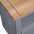 Mueble esquinero TV madera pino estilo Panamá gris 93x49x49