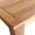 Set mesa de bar y taburetes 7 piezas de madera de acacia