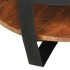 Mesa de centro de madera maciza de acacia 65x65x32