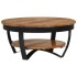 Mesa de centro de madera maciza de acacia 65x65x32
