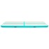 Esterilla inflable de gimnasia y bomba PVC verde 700x100x15