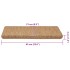 Alfombrilla autoadhesiva escalera sisal 15uds naranja