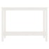 Mesa consola de madera maciza de pino blanco 110x40x80