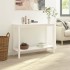 Mesa consola de madera maciza de pino blanco 110x40x80