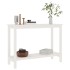 Mesa consola de madera maciza de pino blanco 110x40x80
