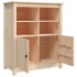 Aparador de madera maciza de pino 83x41,5x100