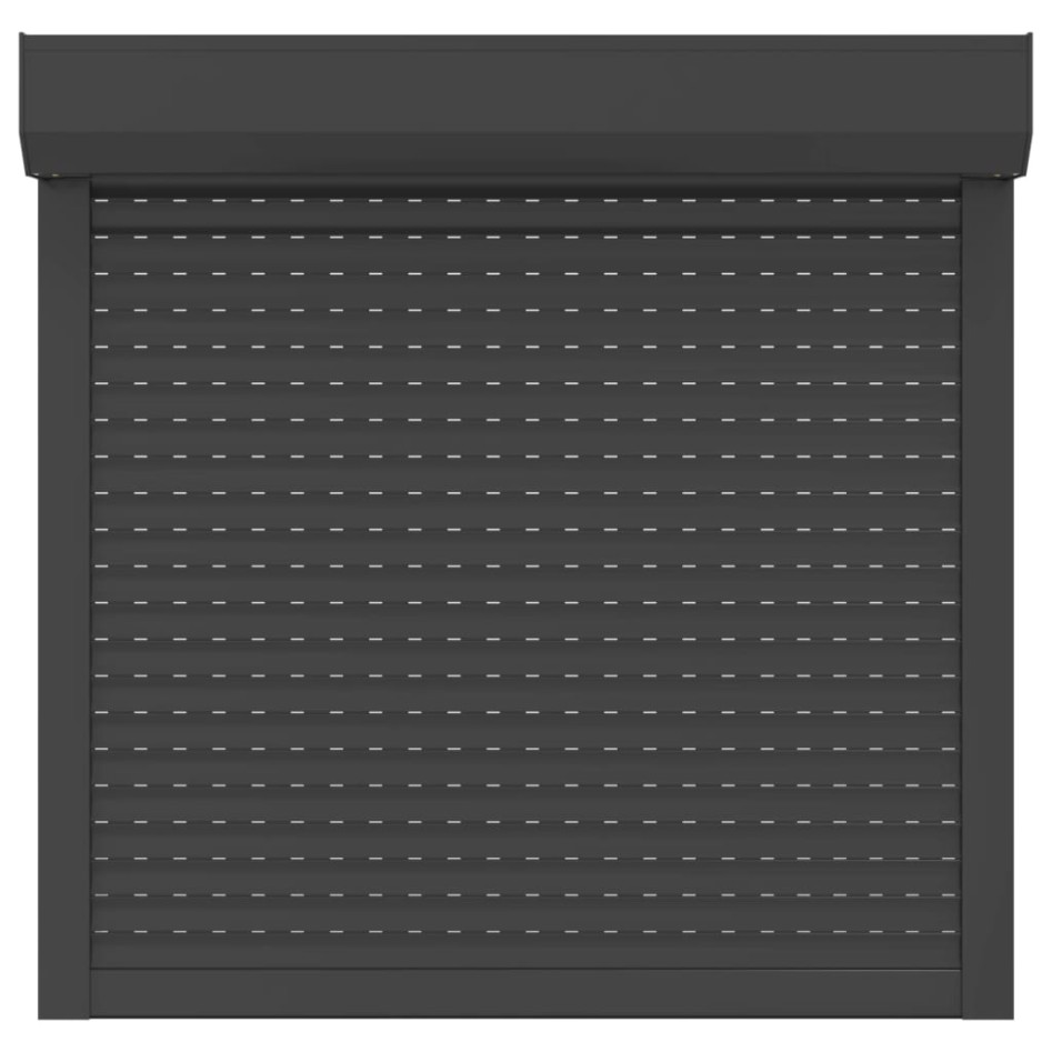 Persiana de aluminio gris antracita 100x100