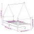 Estructura de cama infantil con cajones madera pino 90x190
