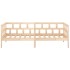 Sofá cama madera maciza de pino 80x200