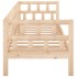 Sofá cama madera maciza de pino 80x200