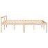 Cama senior sin colchón madera maciza de pino 140x190
