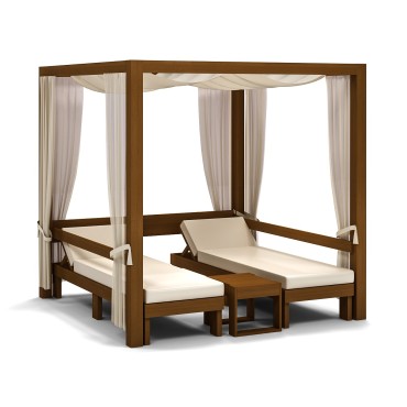 Cama Balinesa reclinable, modelo Martinica