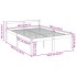 Cama senior sin colchón madera maciza de pino 140x190