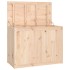 Baúl para la colada madera maciza de pino 88,5x44x66