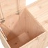 Baúl para la colada madera maciza de pino 88,5x44x66