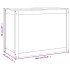 Baúl para la colada madera maciza de pino 88,5x44x66